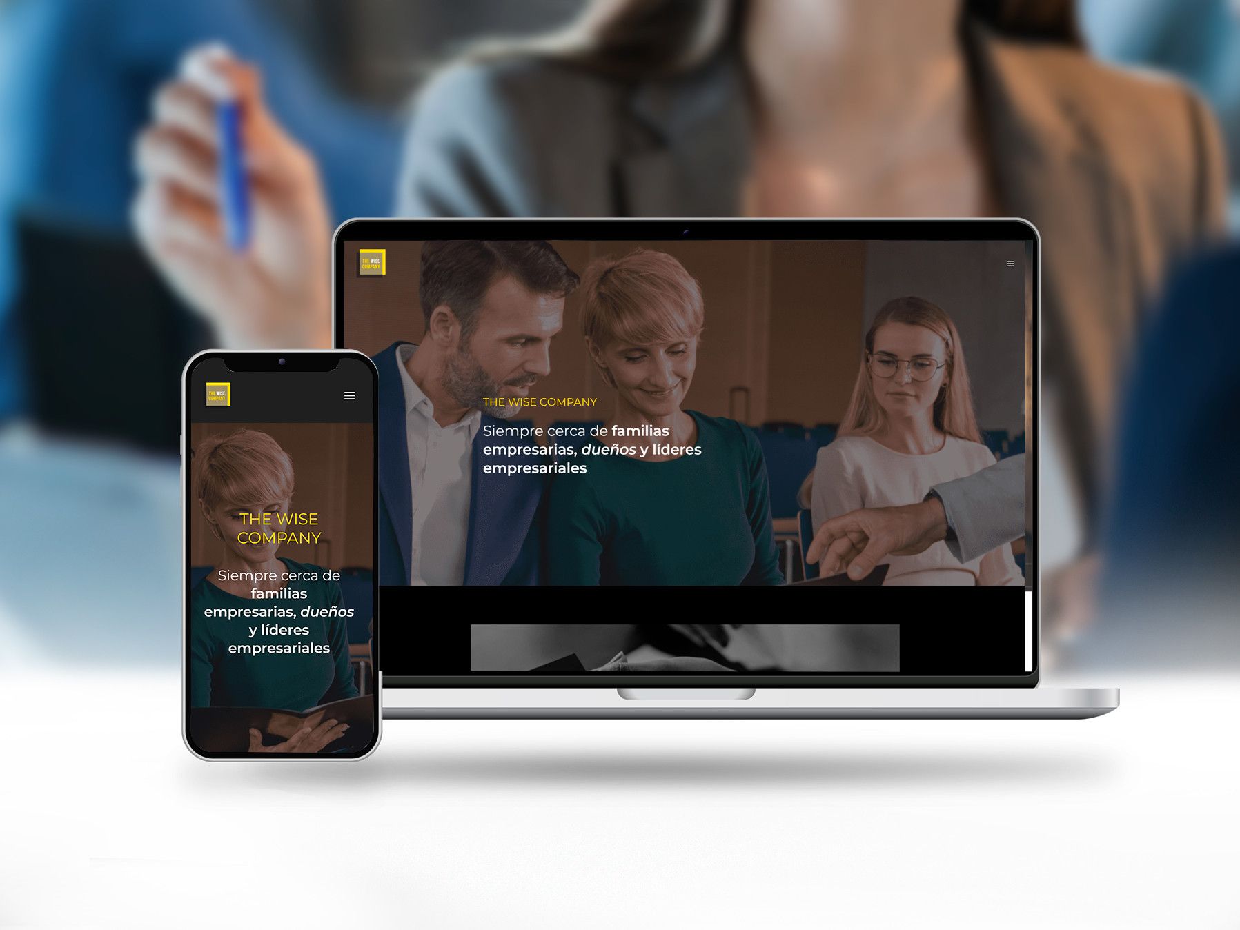 Diseño Web Madrid para The Wise Company